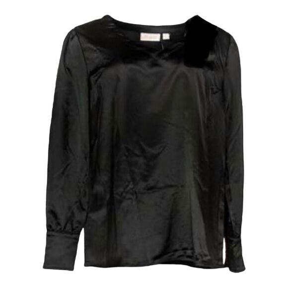 Belle by Kim Gravel Stretch Charmeuse Blouse - Picture 3 of 6